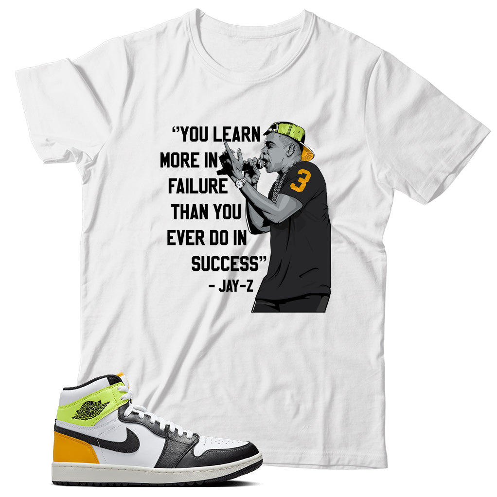 Jordan 1 Volt Gold shirt