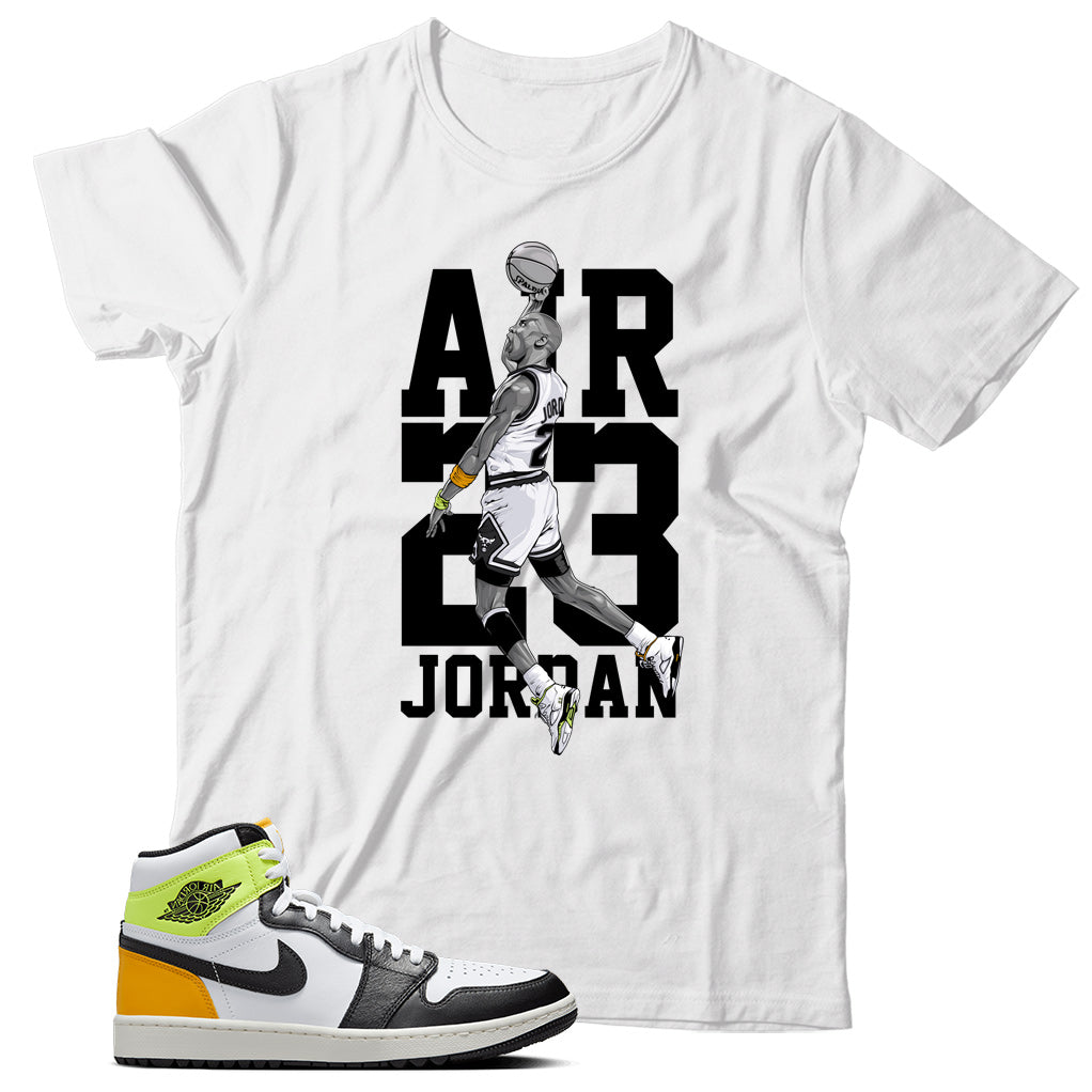 Jordan 1 Volt Gold shirt