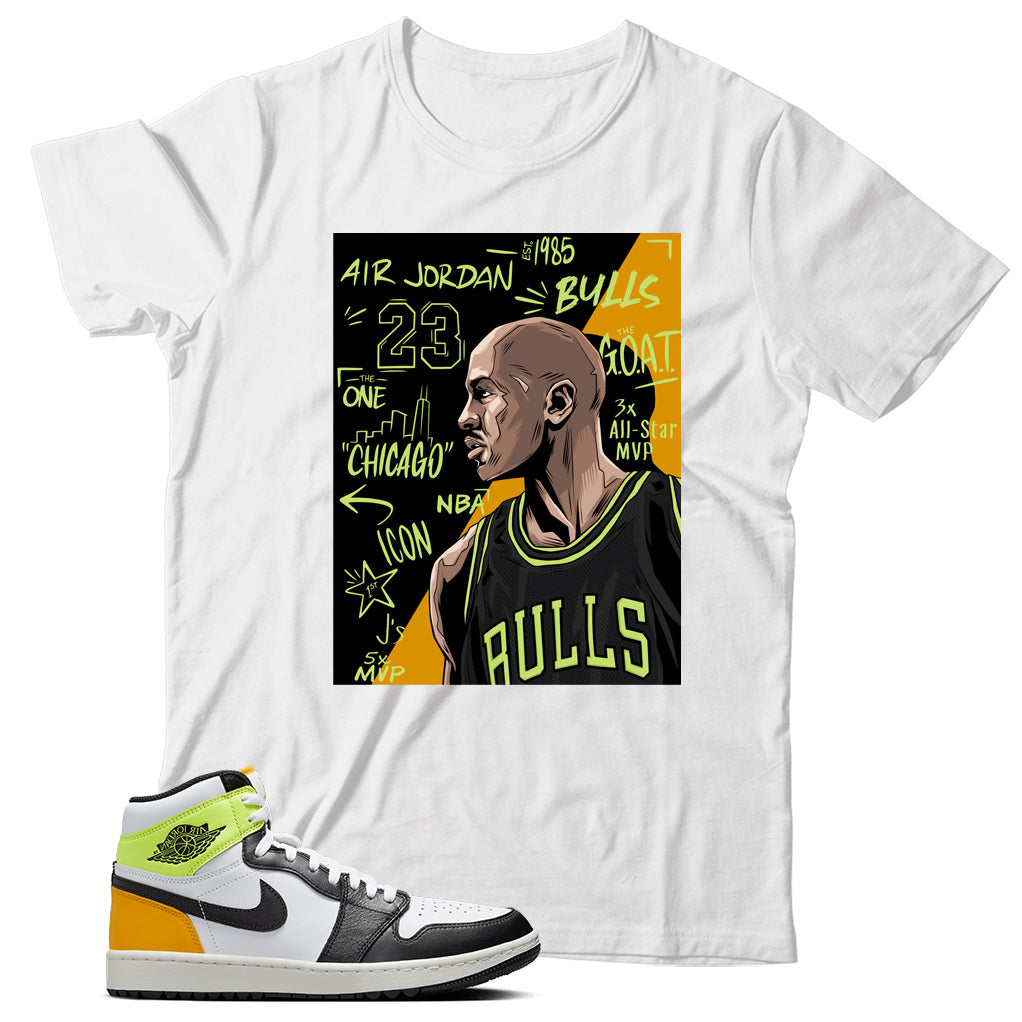 Jordan 1 Volt Gold shirt