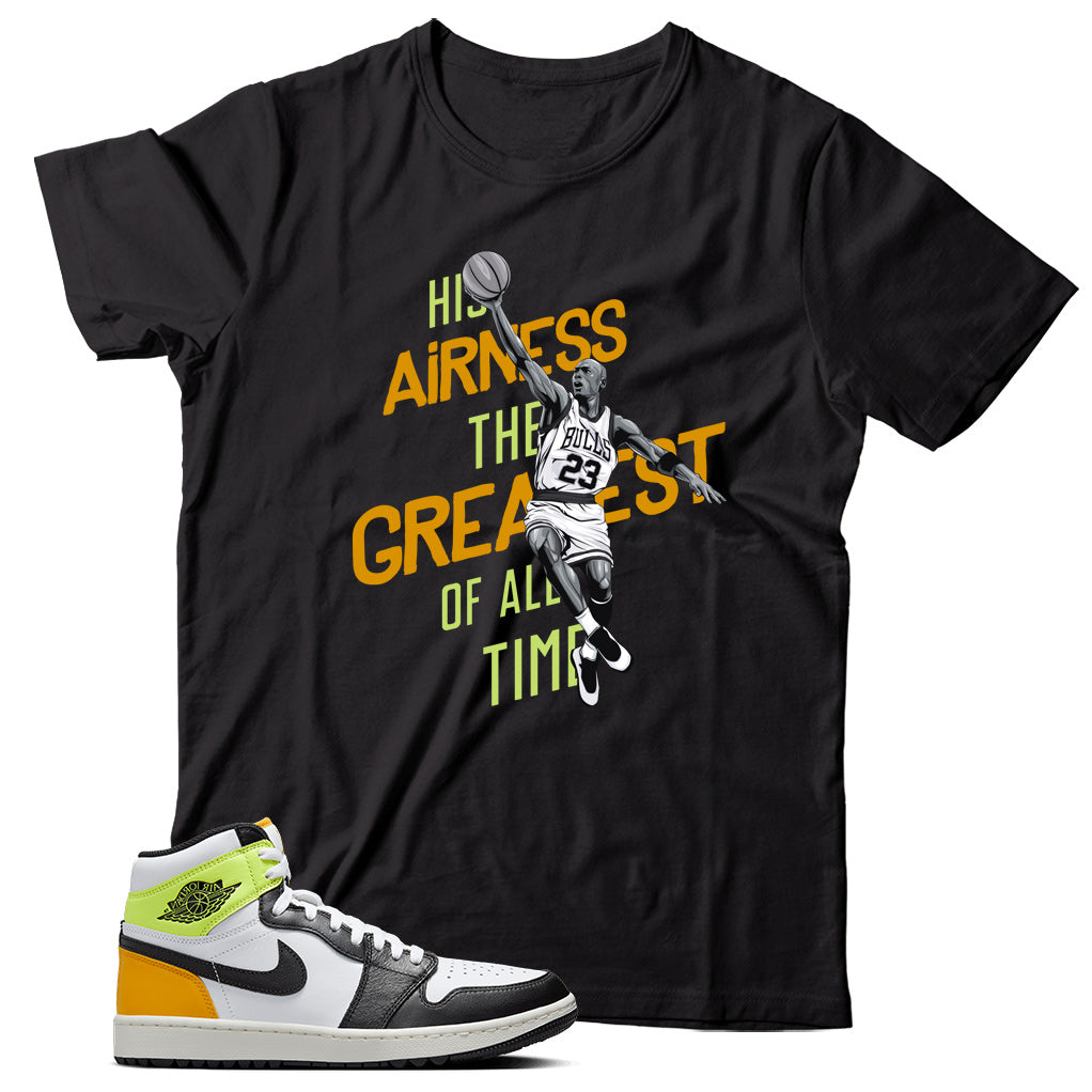 Jordan 1 Volt Gold shirt