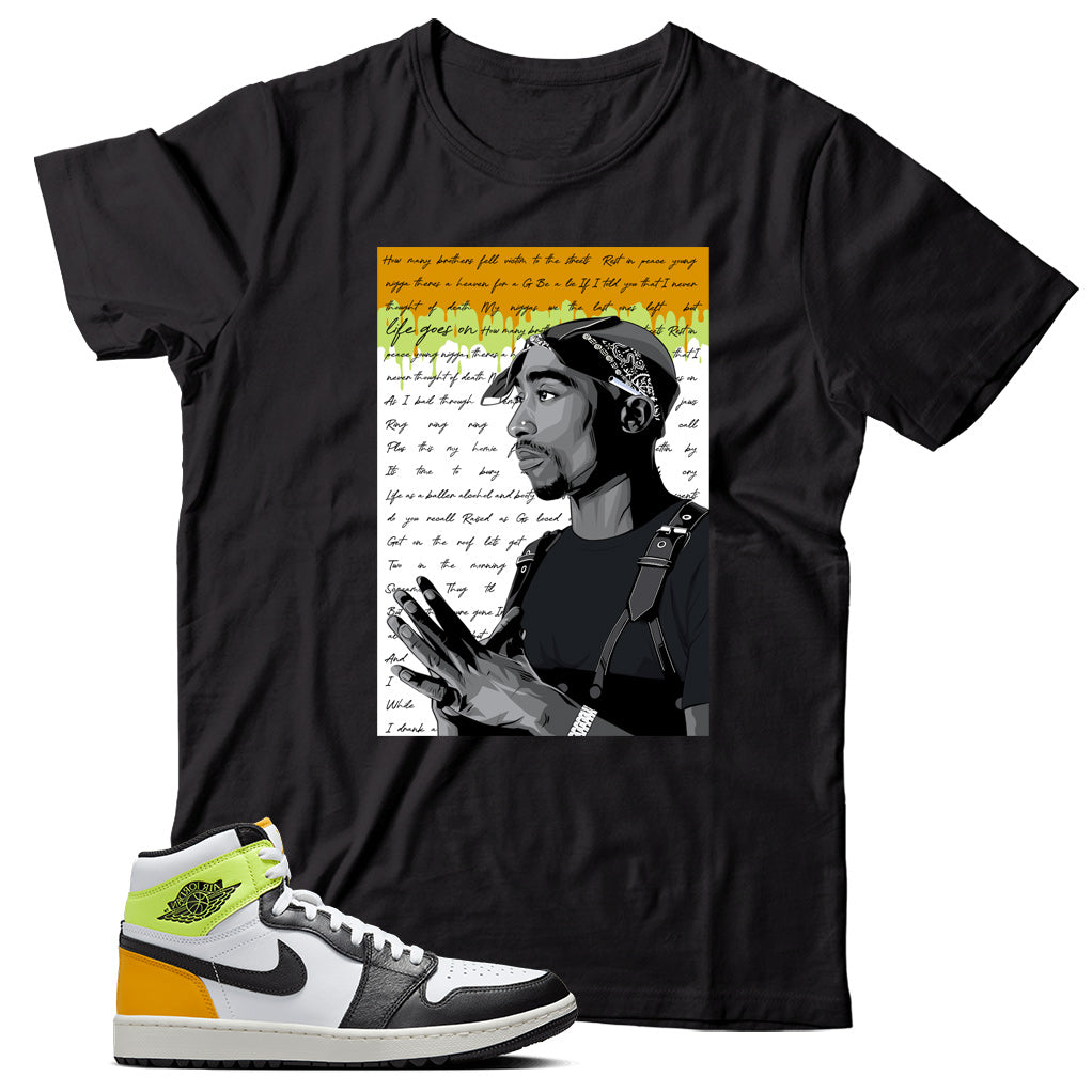 Jordan 1 Volt Gold shirt