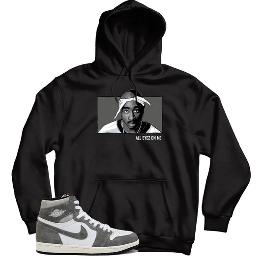 Jordan 1 Washed Black hoodie