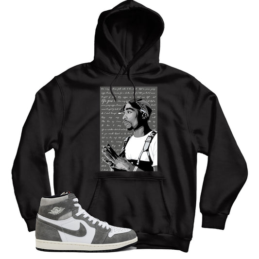 Jordan 1 Washed Black hoodie