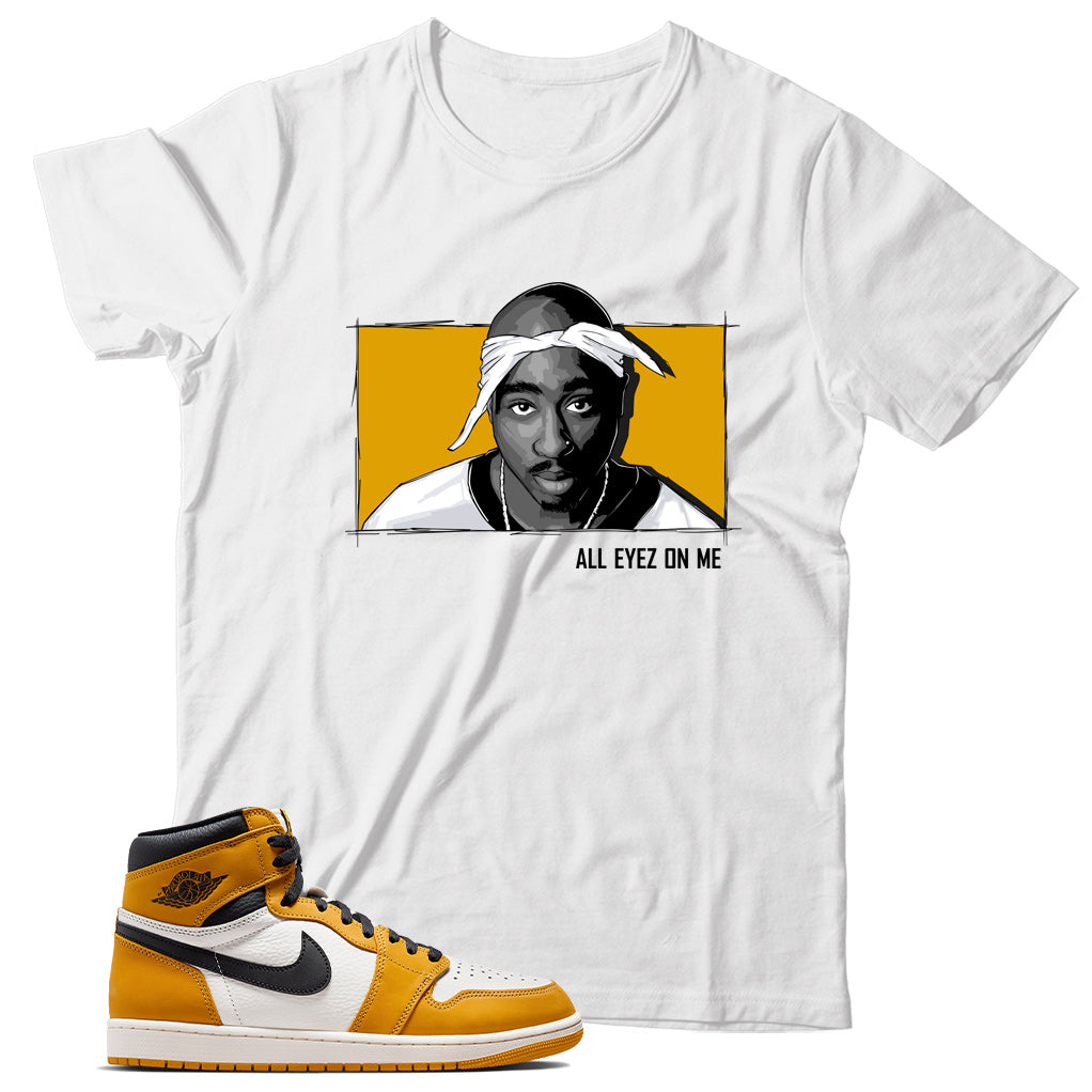 Jordan 1 Yellow Ochre shirt