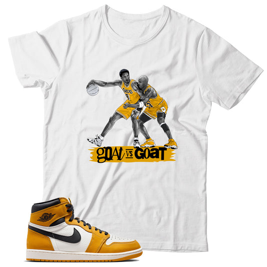 Jordan 1 Yellow Ochre shirt