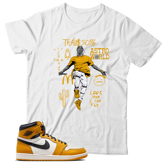 Shirt Match Jordan 1 Yellow Ochre