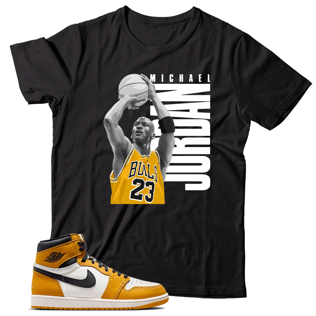 Shirt Match Jordan 1 Yellow Ochre