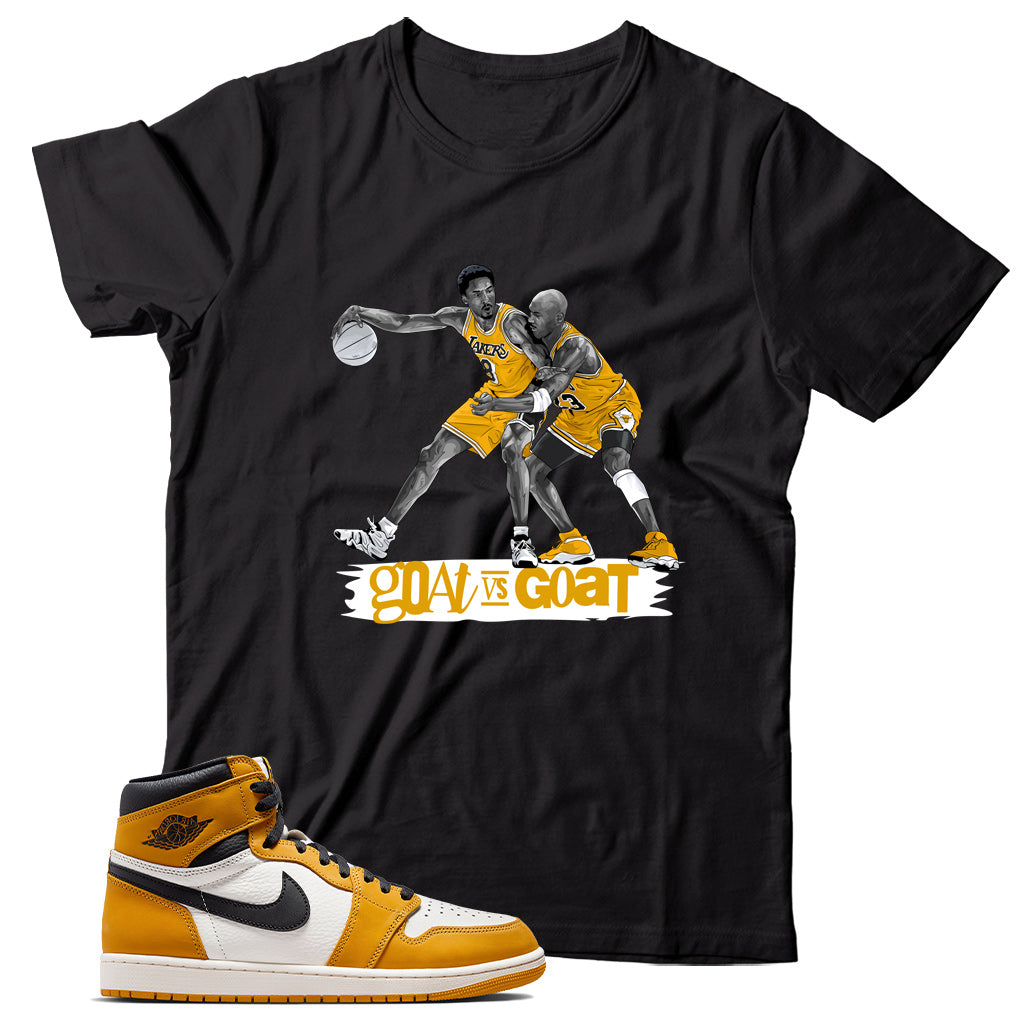 Jordan 1 Yellow Ochre shirt