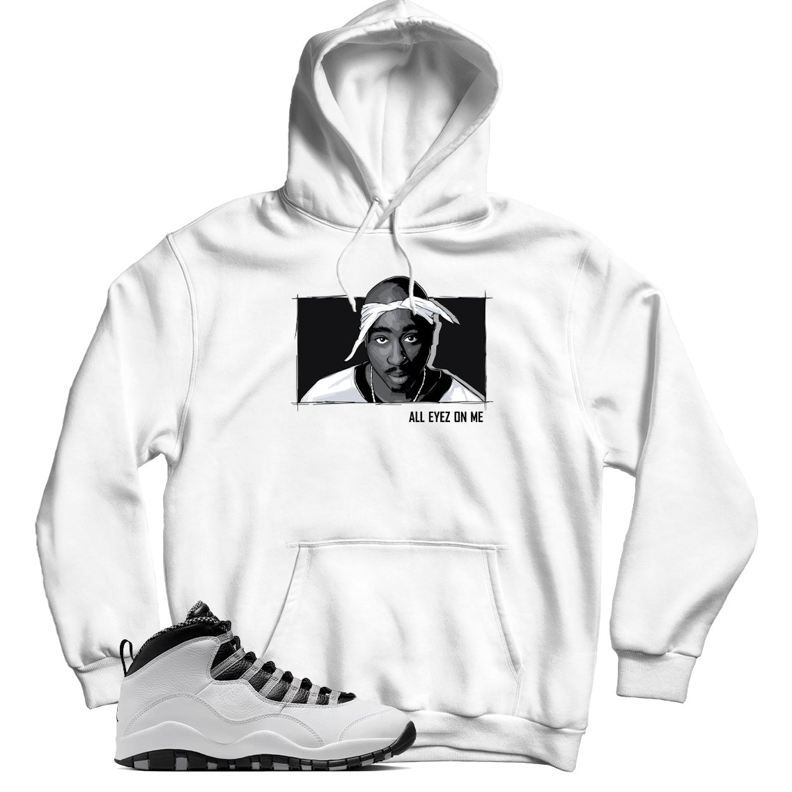 Hoodie Match Jordan 10 Steel