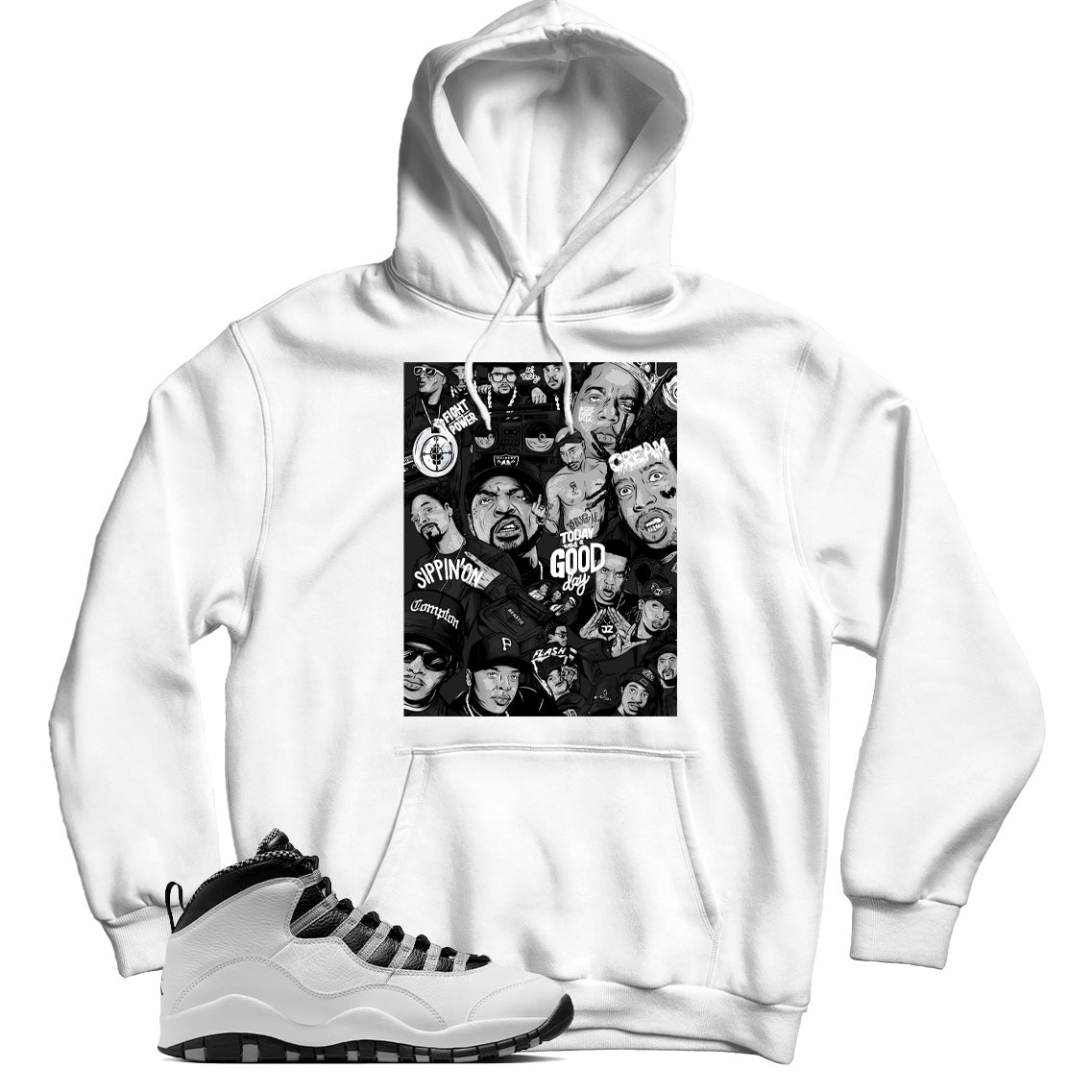 Jordan 10 Steel Hoodie