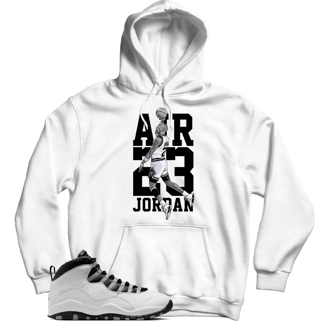 Jordan 10 Steel Hoodie