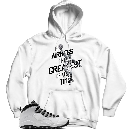 Hoodie Match Jordan 10 Steel