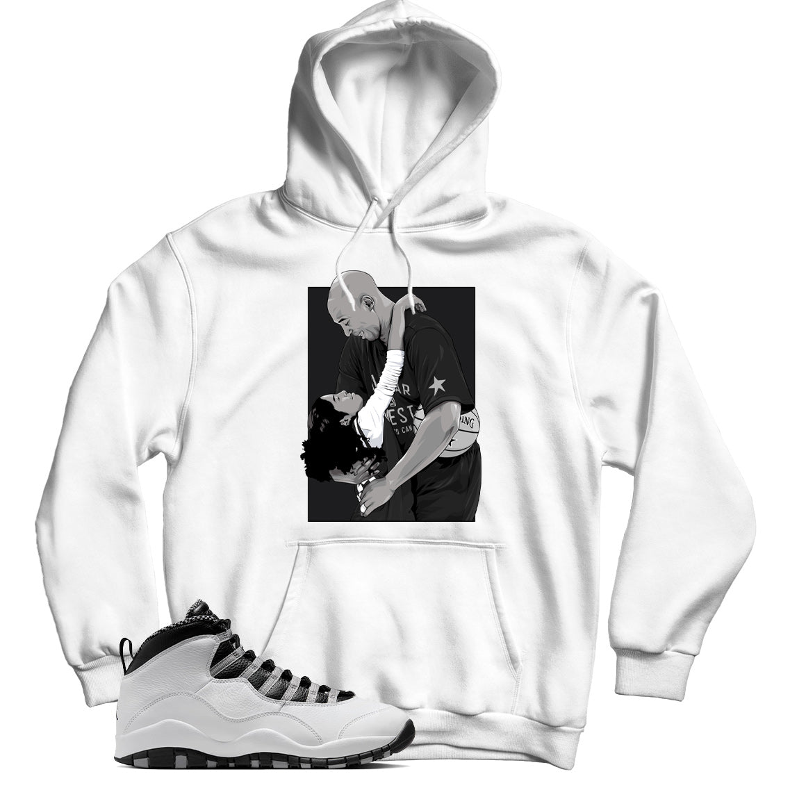 Hoodie Match Jordan 10 Steel