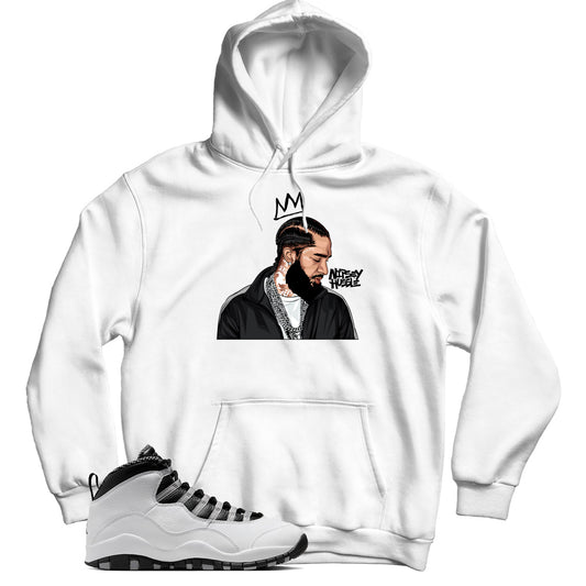 Hoodie Match Jordan 10 Steel