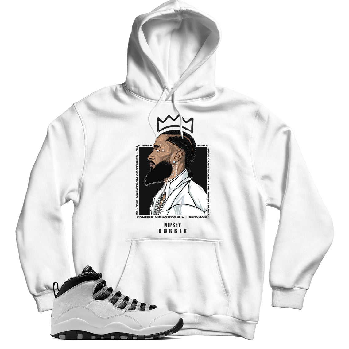 Jordan 10 Steel Hoodie