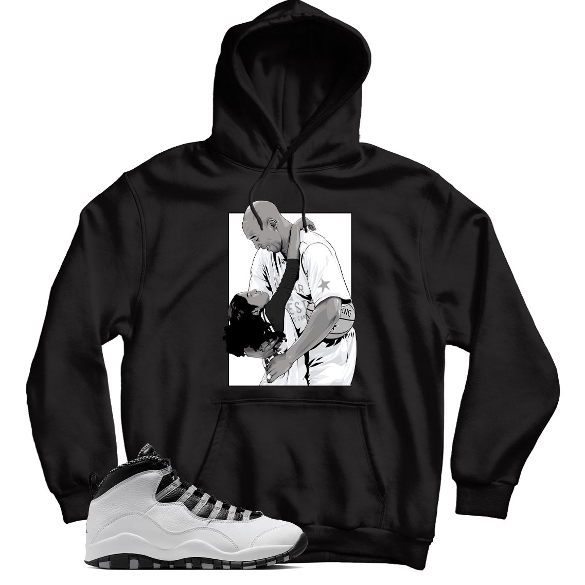 Hoodie Match Jordan 10 Steel
