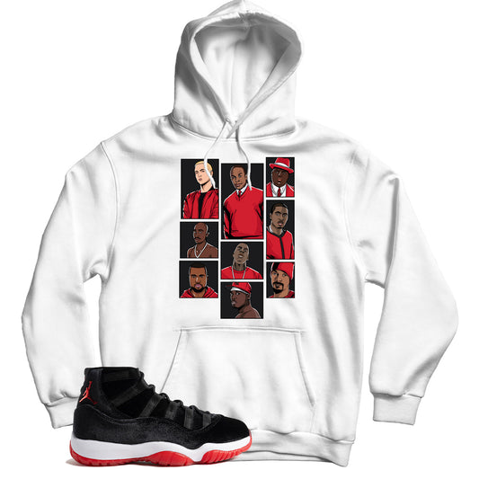 Jordan 11 Bred Velvet hoodie