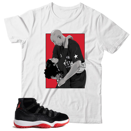 Jordan 11 Bred Velvet shirt