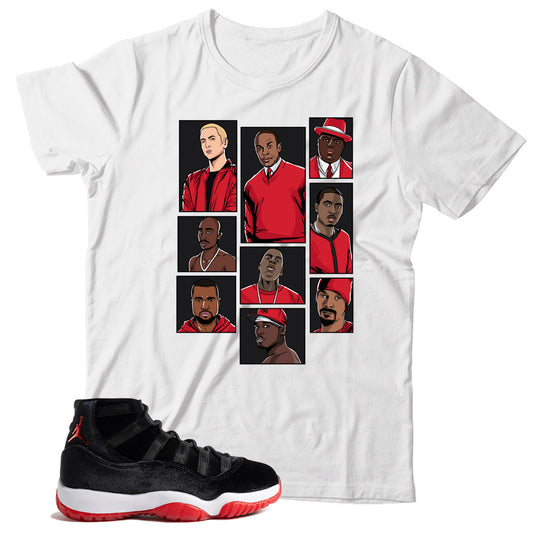 Jordan 11 Bred Velvet shirt