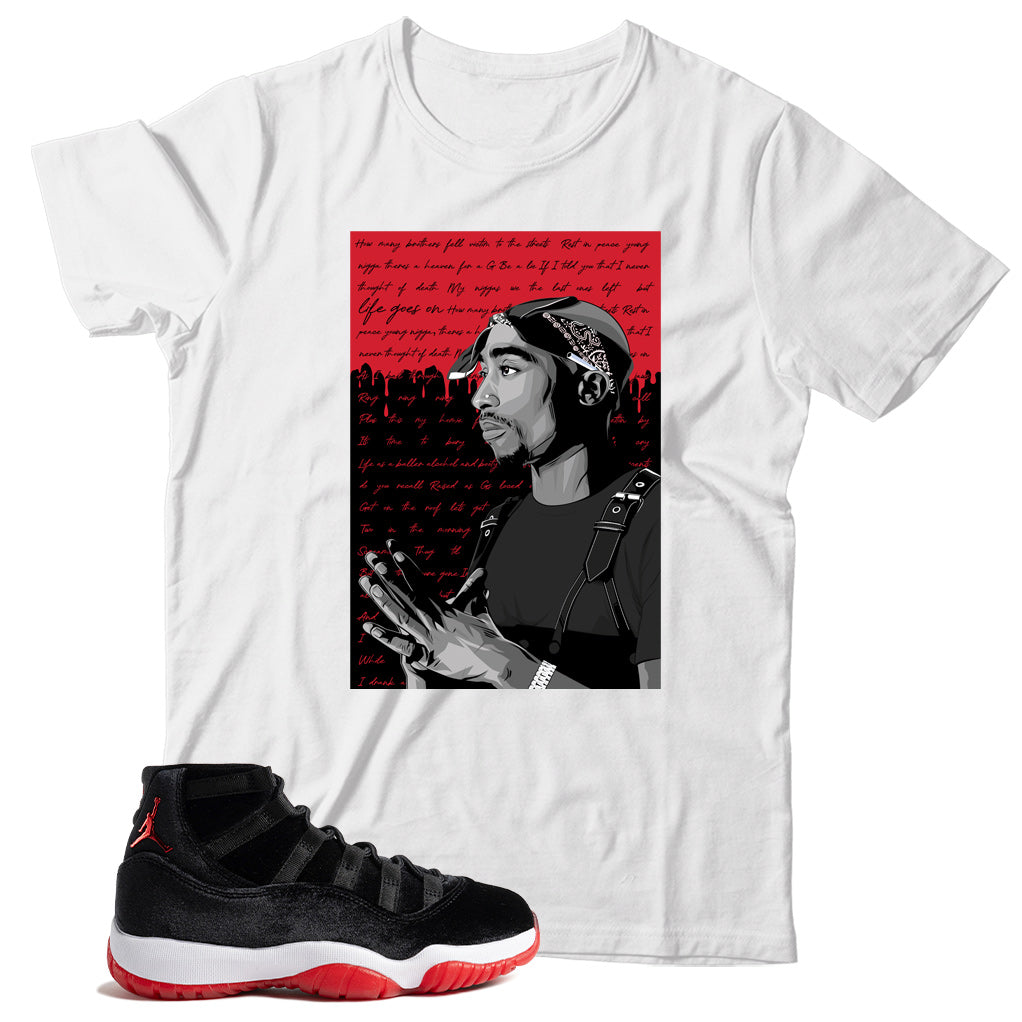 Jordan 11 Bred Velvet shirt