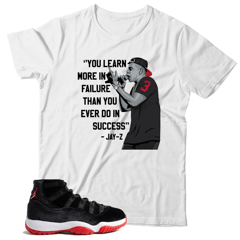 Jordan 11 Bred Velvet shirt