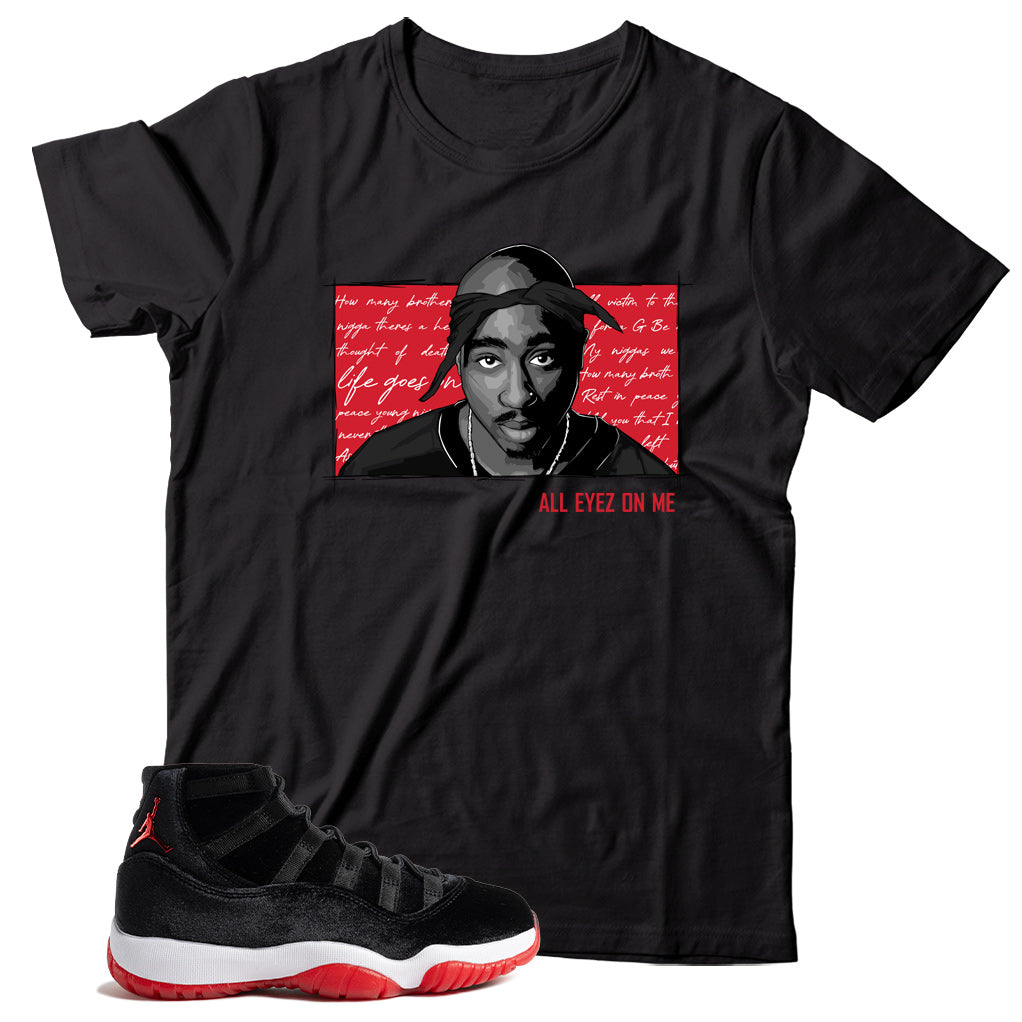 Jordan 11 Bred Velvet shirt