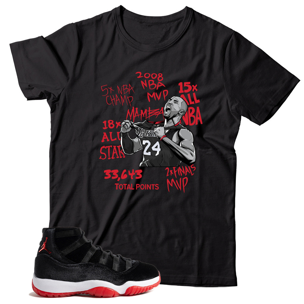 Shirt Match Jordan 11 Bred Velvet