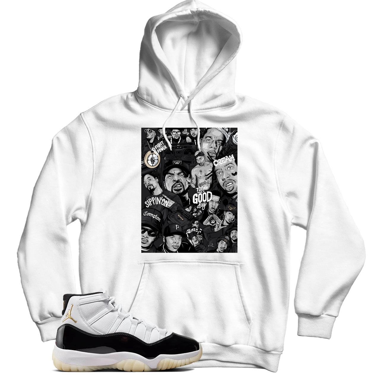 Jordan 11 Gratitude hoodie