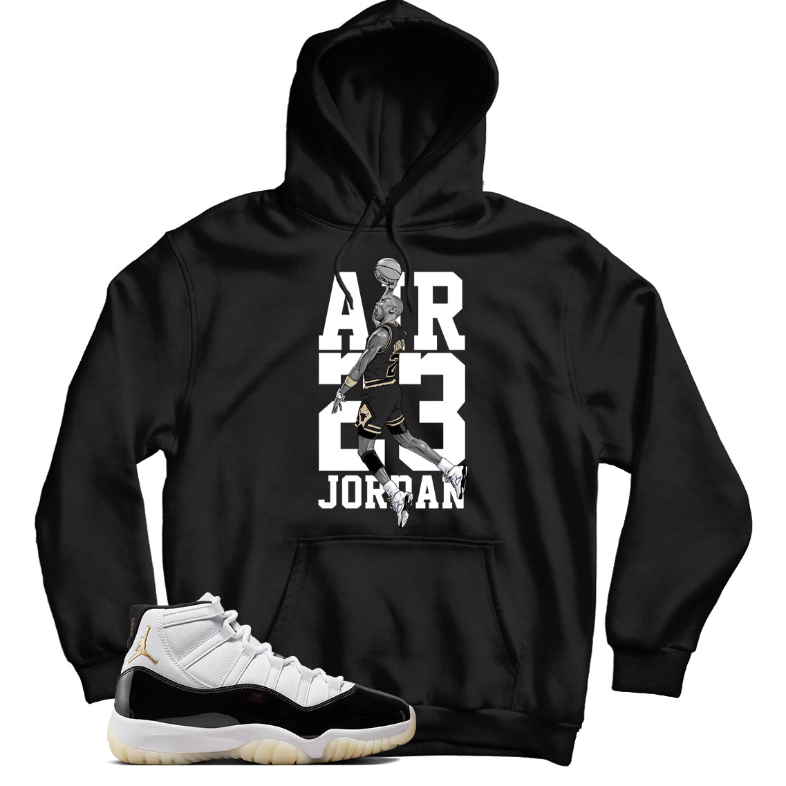 MJ Hoodie Match Jordan 11 Gratitude