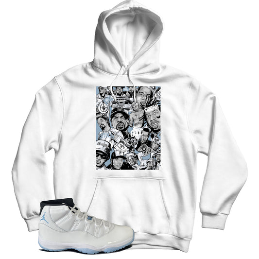 Jordan 11 Legend Blue hoodie