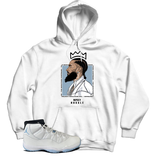 Jordan 11 Legend Blue hoodie