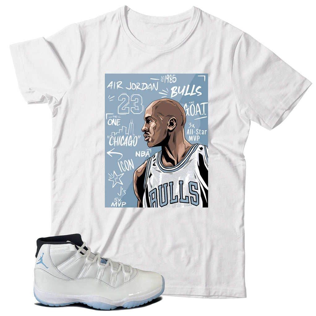 jordan 11 legend blue shirt