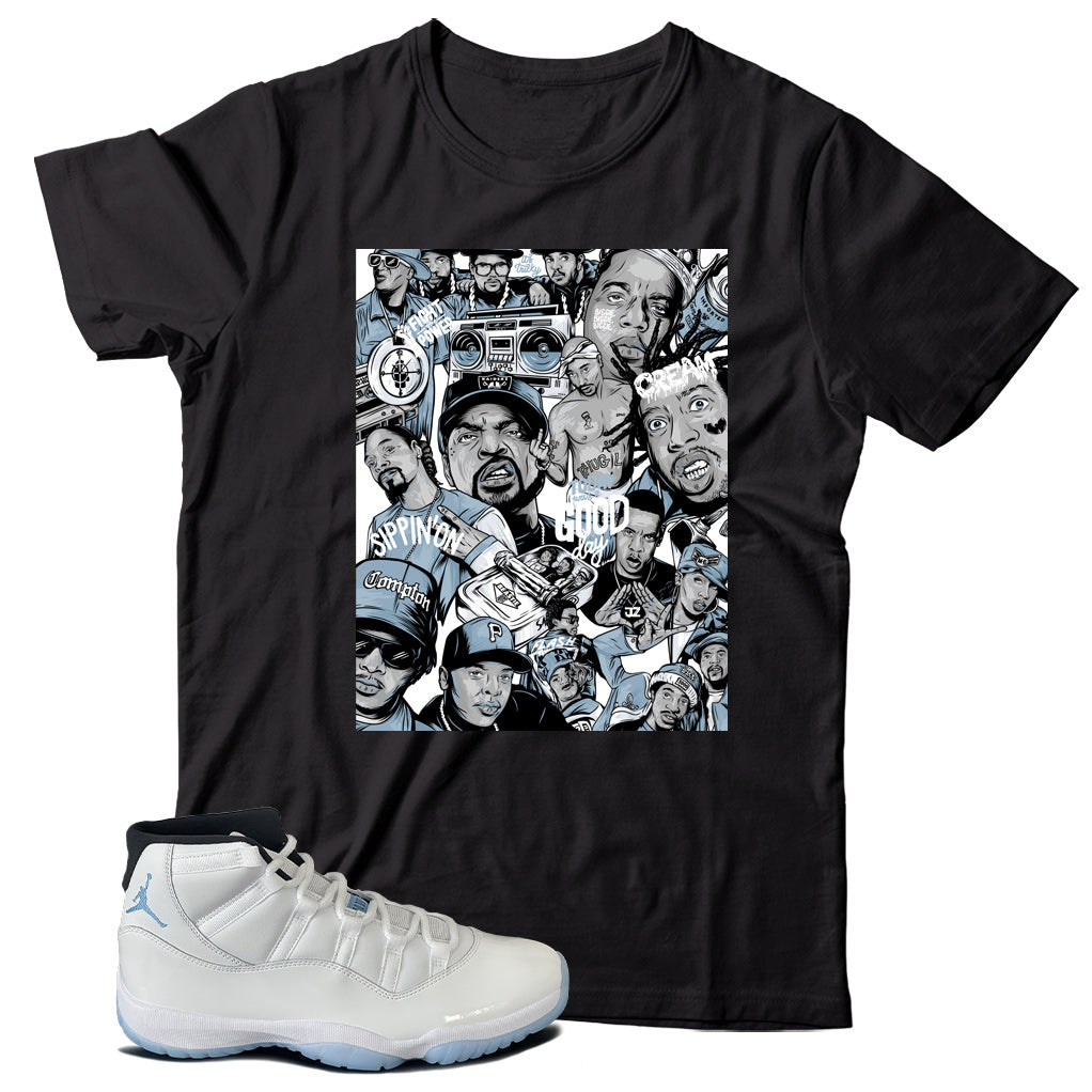 jordan 11 legend blue shirt