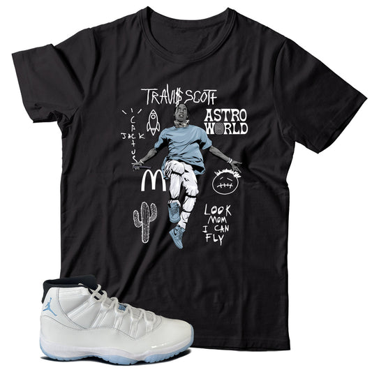 jordan 11 legend blue shirt