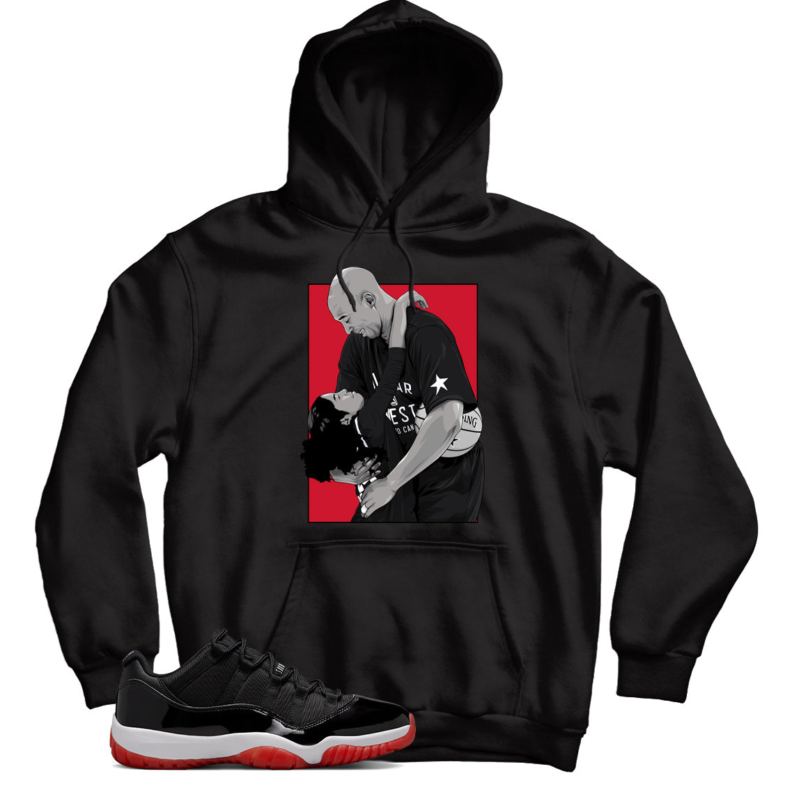 Jordan 11 Low Bred hoodie