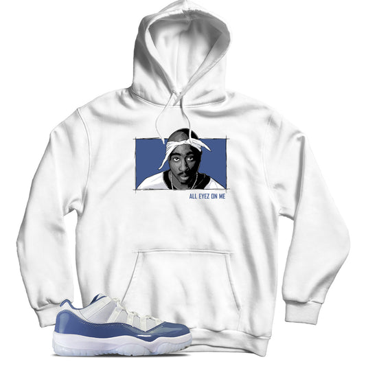 Jordan 11 Low Diffused Blue hoodie