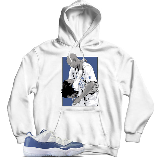 Jordan 11 Low Diffused Blue hoodie