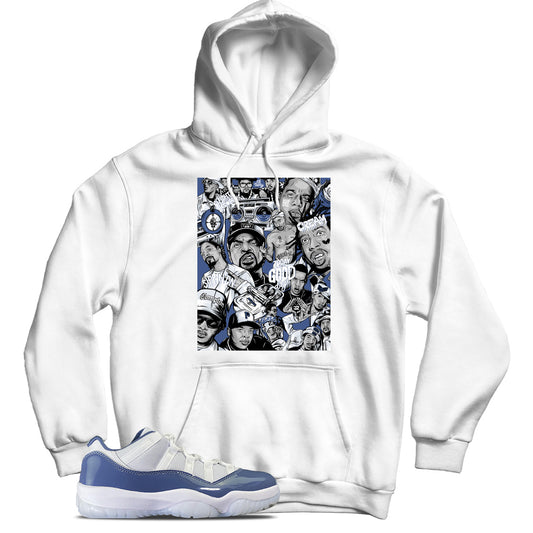 Jordan 11 Low Diffused Blue hoodie