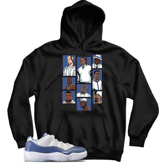 Jordan 11 Low Diffused Blue hoodie