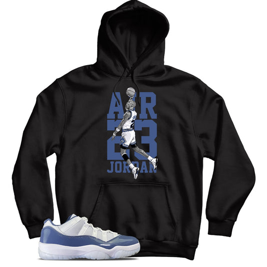 Jordan 11 Low Diffused Blue hoodie