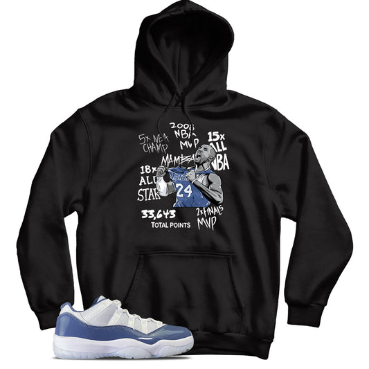 Jordan 11 Low Diffused Blue hoodie
