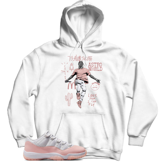 Jordan 11 Low Legend Pink hoodie