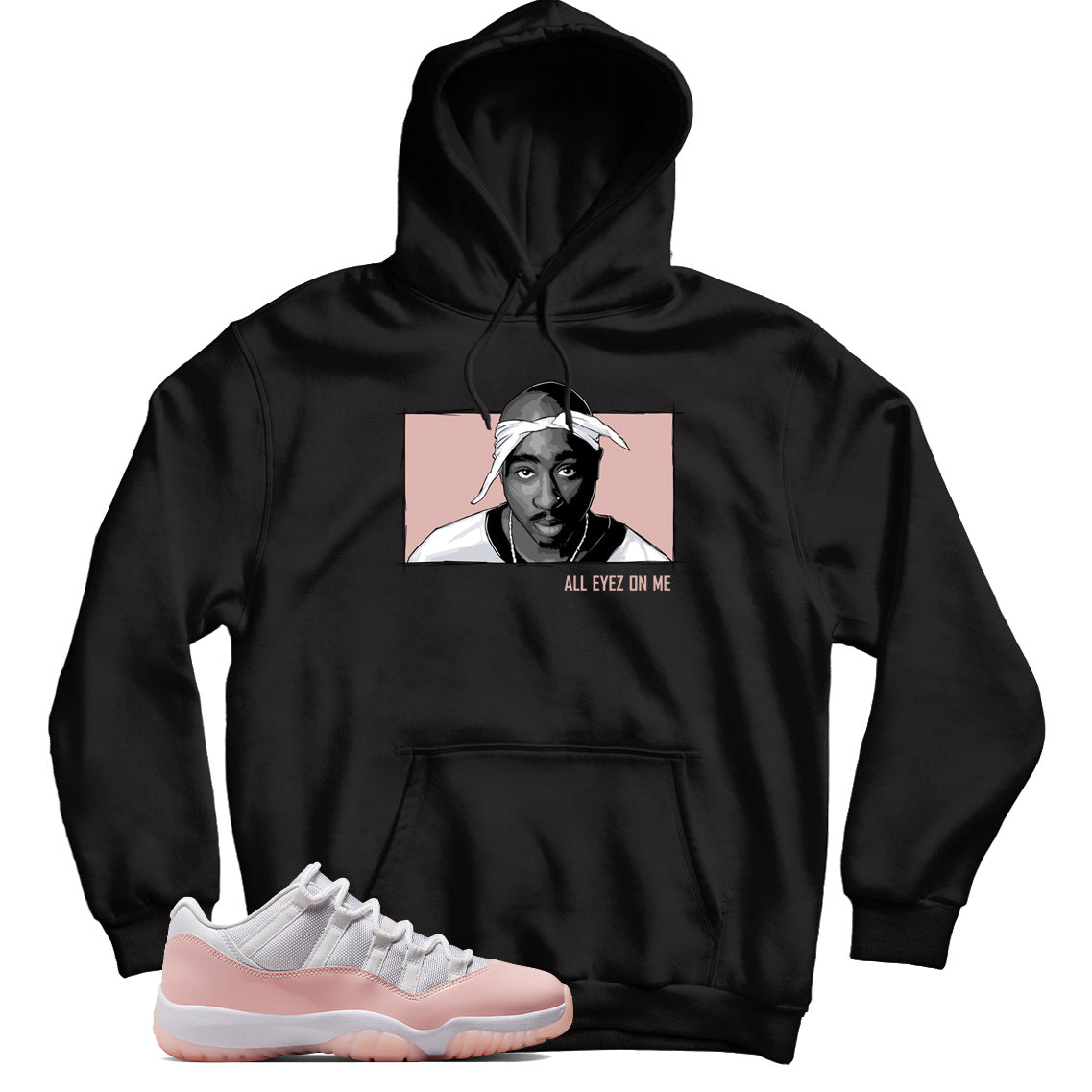 Hoodie Match Jordan 11 Low Legend Pink