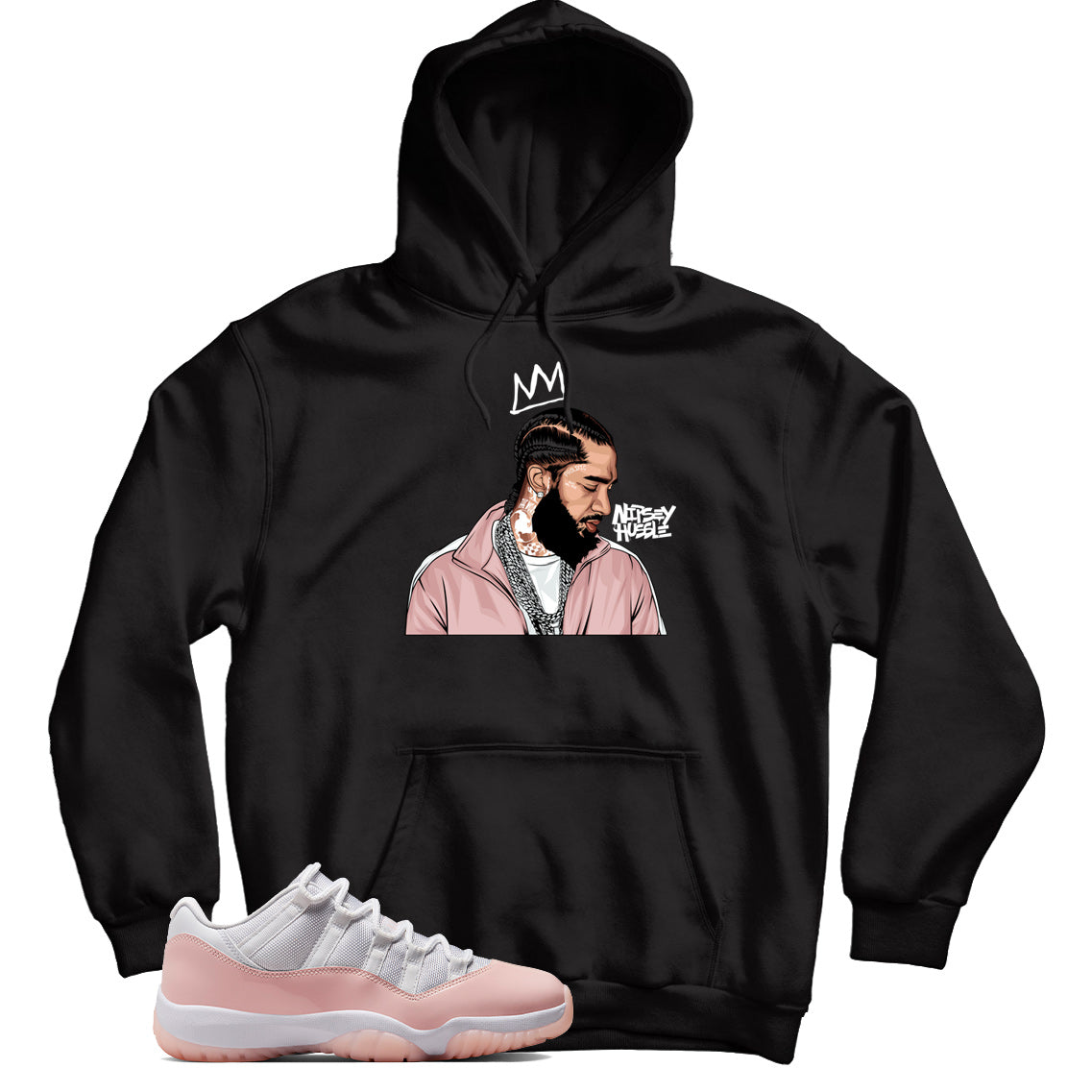 Jordan 11 Low Legend Pink hoodie