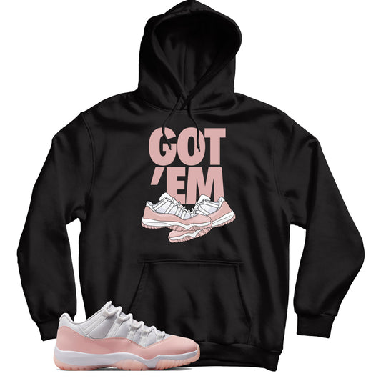 Jordan 11 Low Legend Pink hoodie