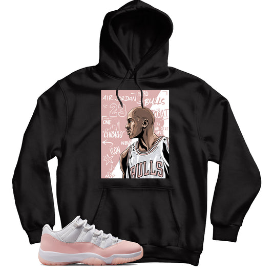 Jordan 11 Low Legend Pink hoodie