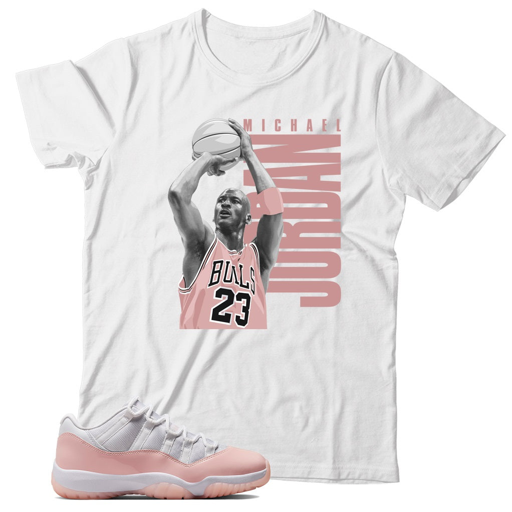 Jordan 11 Low Legend Pink shirt