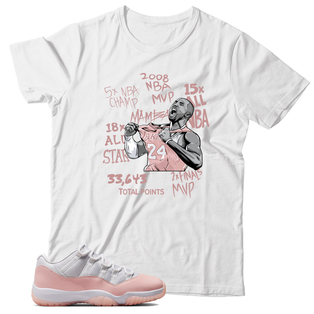 Jordan 11 Low Legend Pink shirt