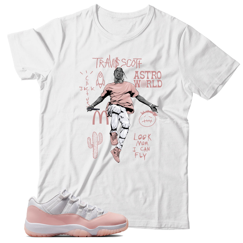 Jordan 11 Low Legend Pink shirt