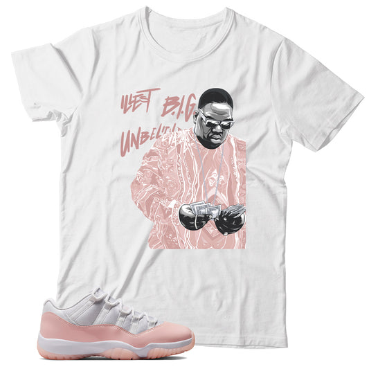 Jordan 11 Low Legend Pink shirt